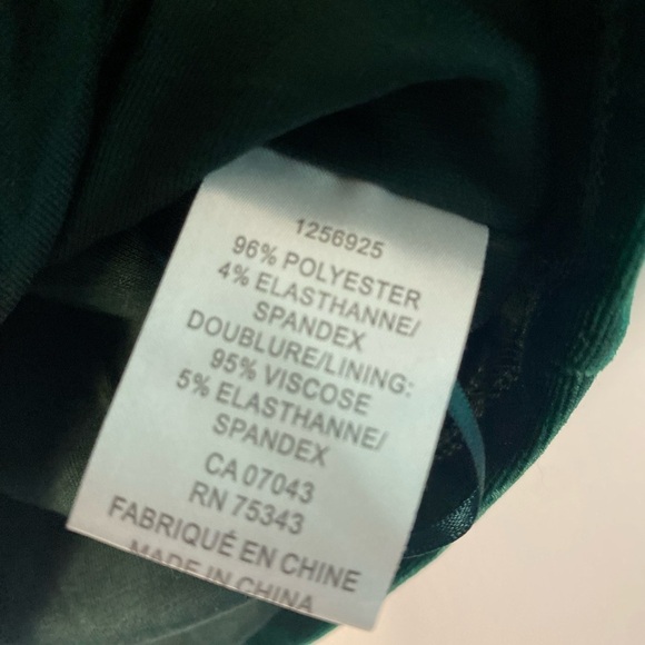 NWT Rachel Zoe Green Holiday Velvet Off The Shoulder Fancy Shirt Size XS - Picture 5 of 13